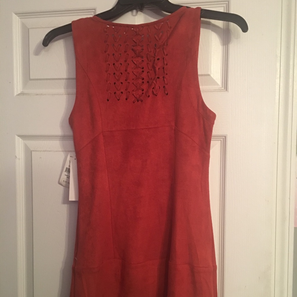 DesignLab Rust Colored Dress - Picture 3 of 3